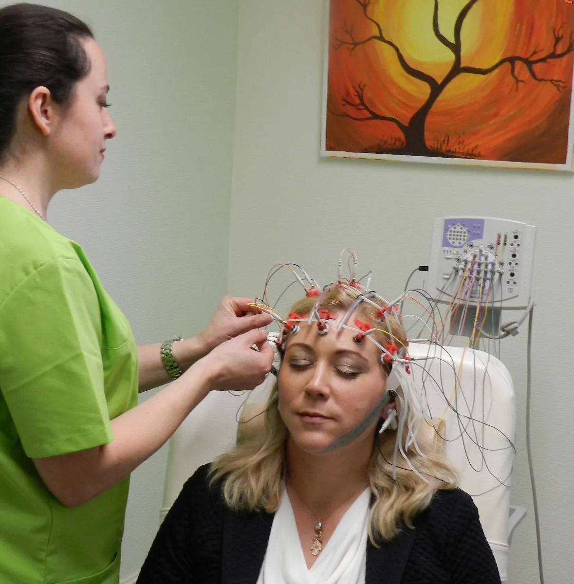 EEG-Untersuchung in der neurologischen Praxis Dr. Sirkis, Eschborn